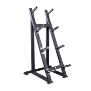 Bodysolid High Capacity Olympic Plate Rack full view | Fitness Experience