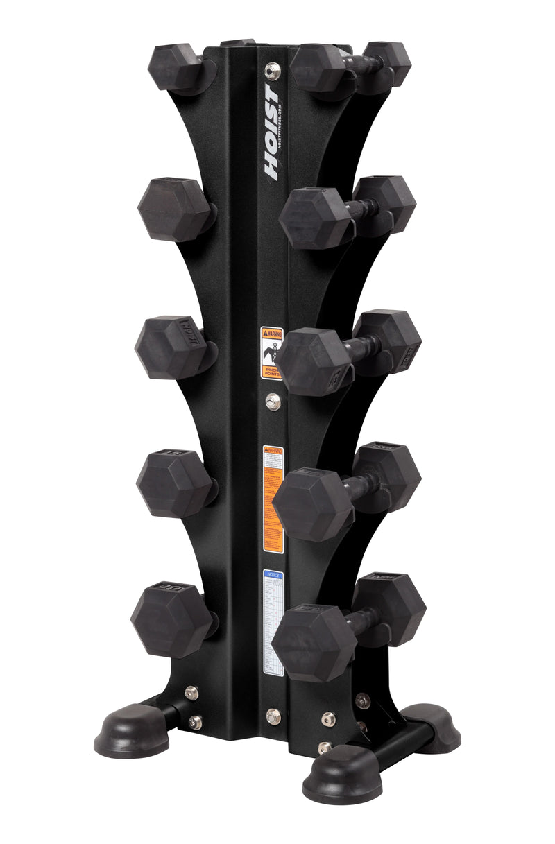Hoist 5 Pair Vertical Dumbbell Rack (Rack Only)
