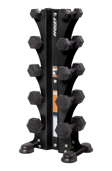 Hoist 5 Pair Vertical Dumbbell Rack (Rack Only)