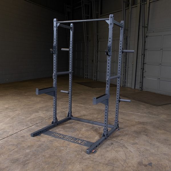 Body-Solid PPRWH Powerline Weight Horns attached to Power Rack | Fitness Experience