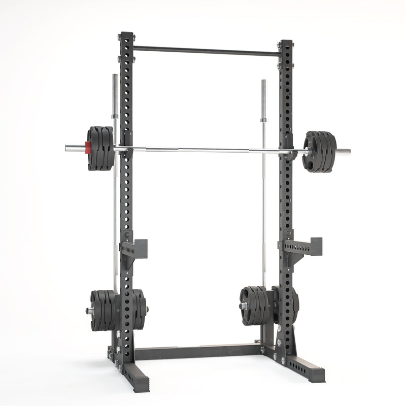 Fitway Half Rack With Spotter Arms and FIDB Bench