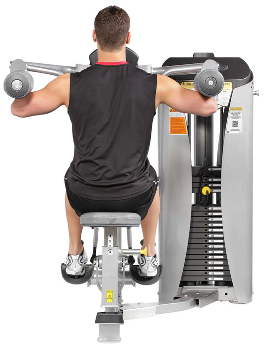 Hoist Lateral Raise rear view | Fitness Experience