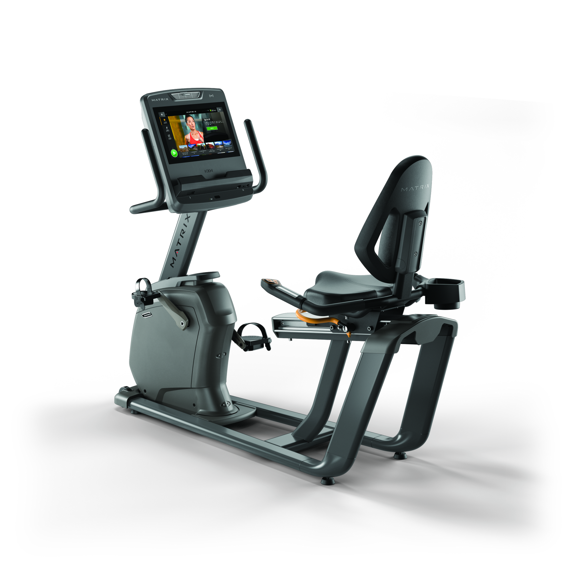 Matrix Fitness Lifestyle Recumbent Cycle full view | Fitness Experience