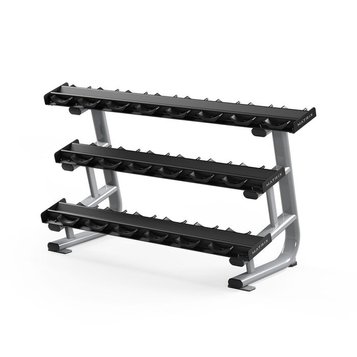 Matrix Fitness Magnum 10 Pair Studio Pro-Style Dumbbell Rack | Fitness Experience