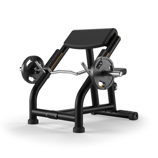 Matrix Fitness Magnum Preacher Curl full view | Fitness Experience