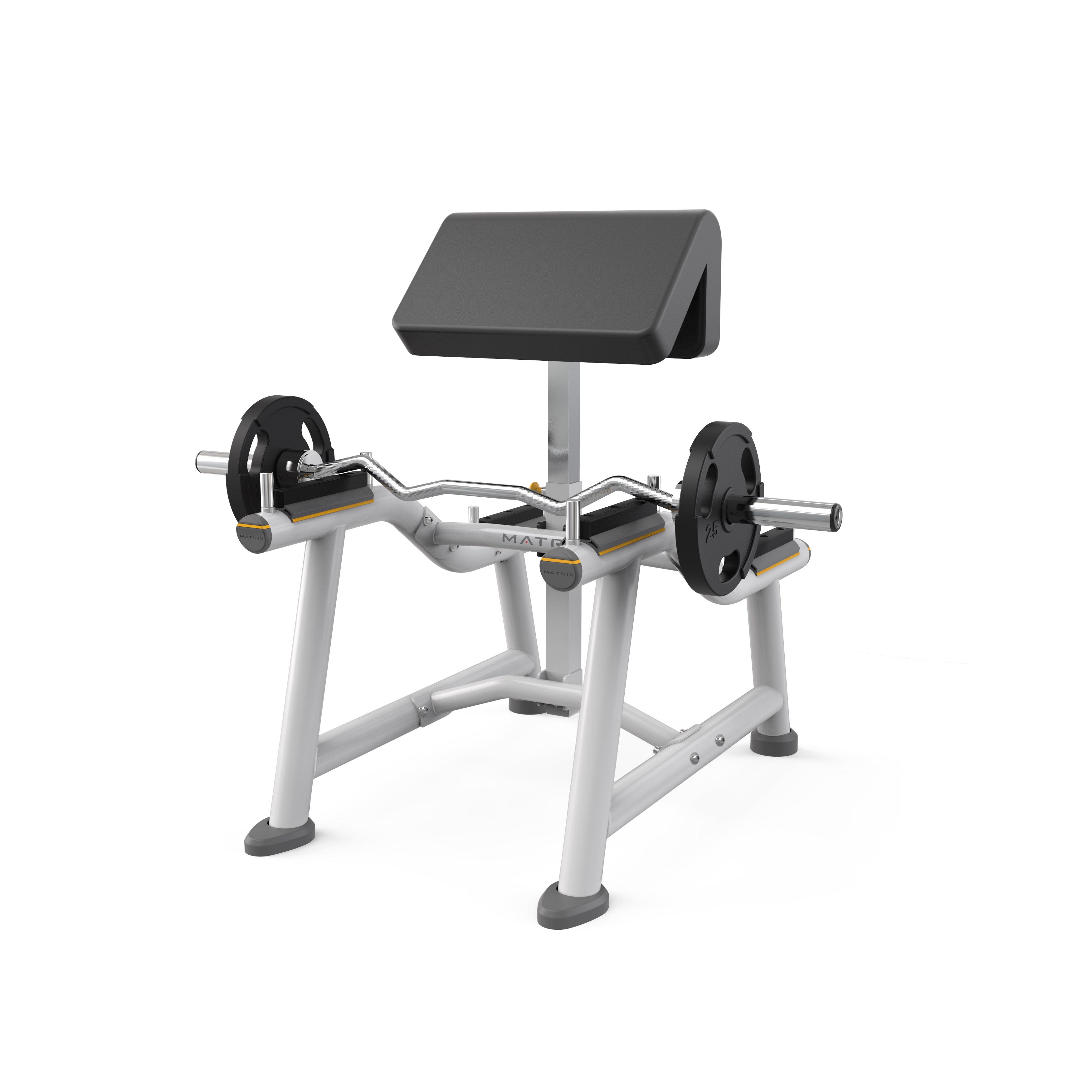Matrix Fitness Magnum Standing Arm Curl | Fitness Experience