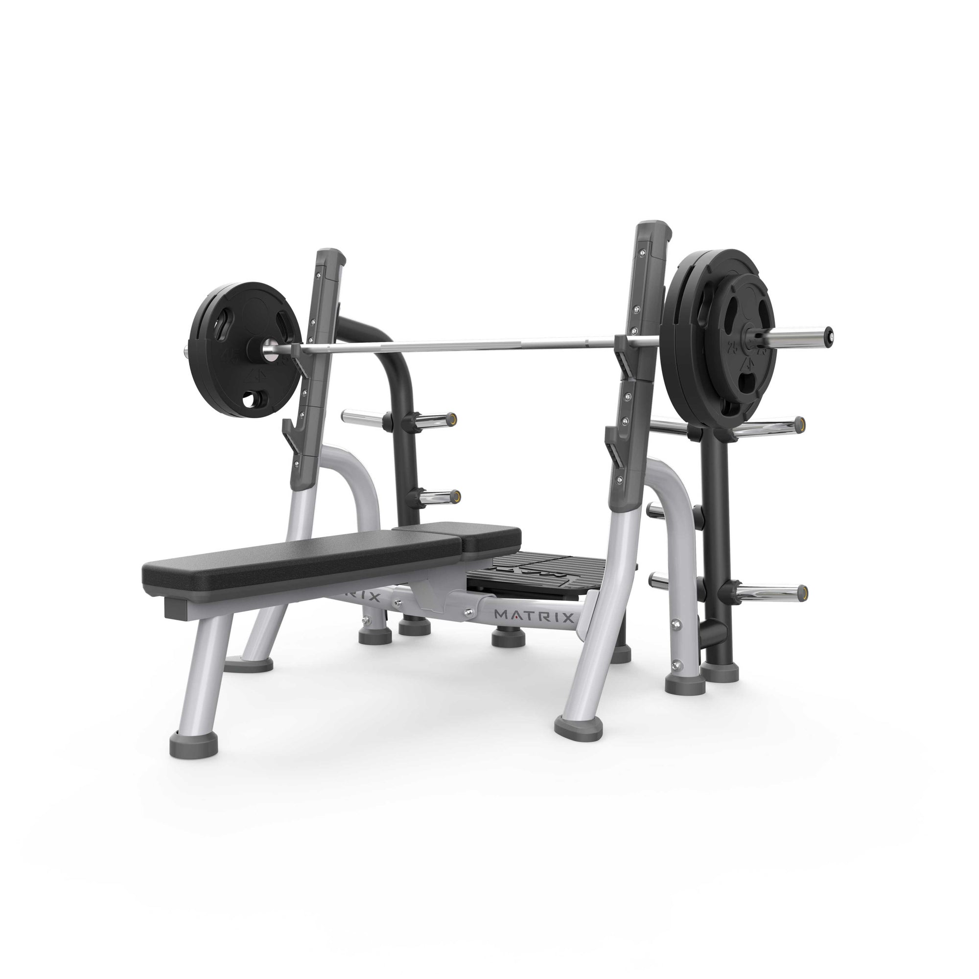 Matrix Fitness Magnum Olympic Flat Bench | Fitness Experience
