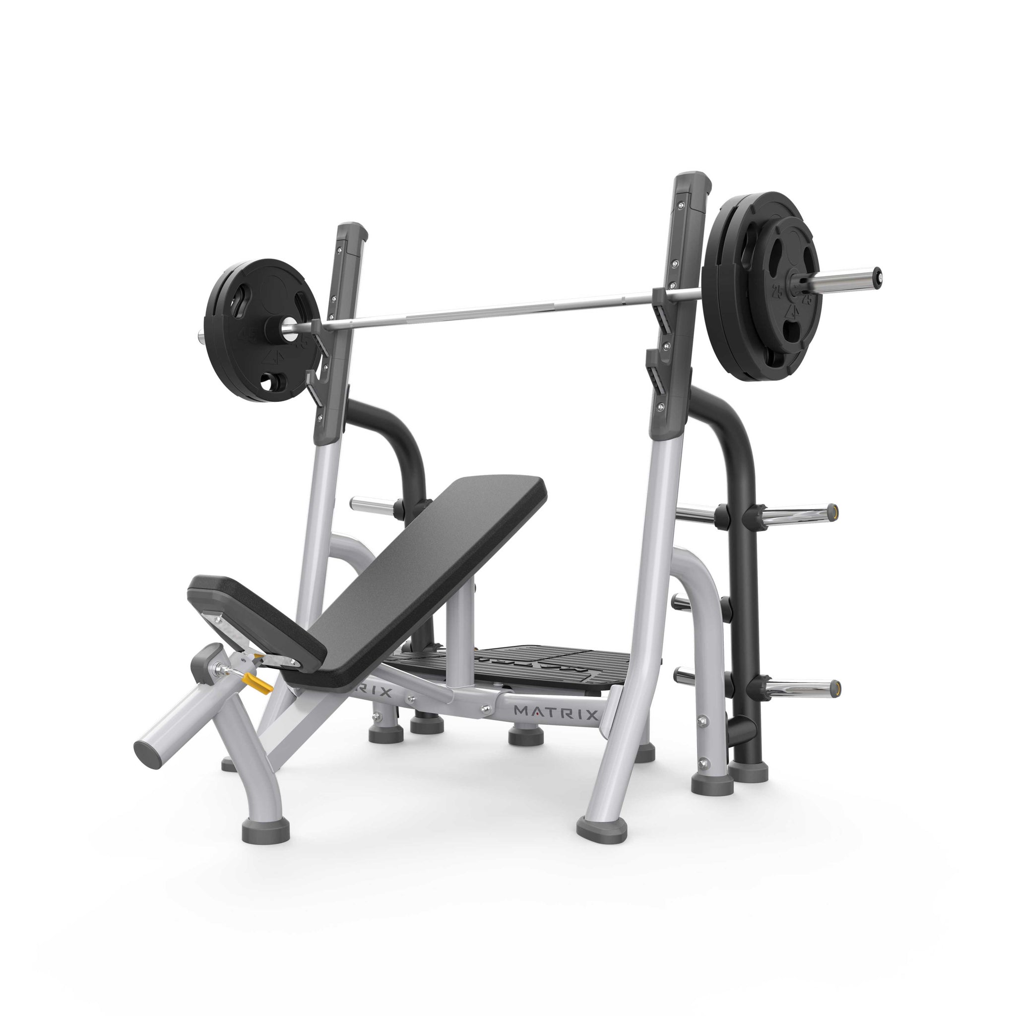 Matrix Fitness Magnum Olympic Incline Bench | Fitness Experience