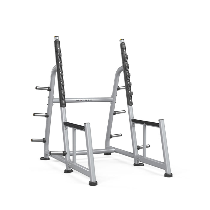 Matrix Fitness Magnum Squat Rack full view | Fitness Experience