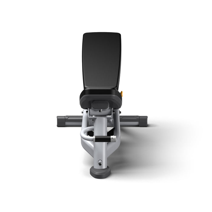 Matrix Fitness Magnum Multi-Adj. Bench LP front view | Fitness Experience