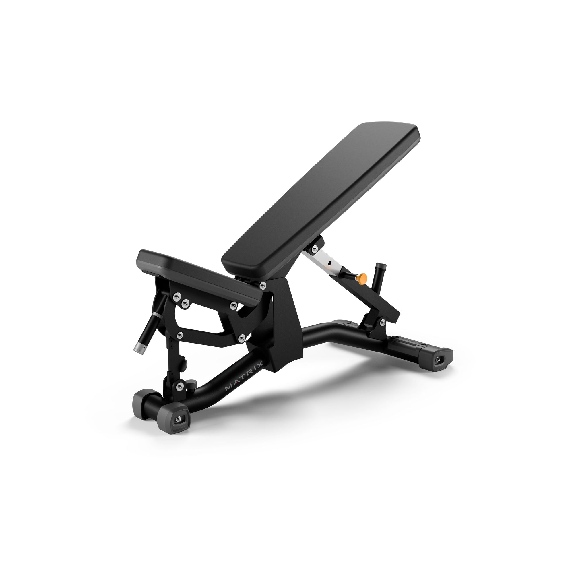 Matrix Fitness Magnum Multi-Adjustable Bench full view | Fitness Experience