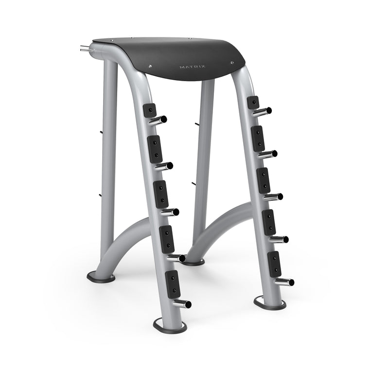 Matrix Fitness Magnum Accessory Rack full view | Fitness Experience