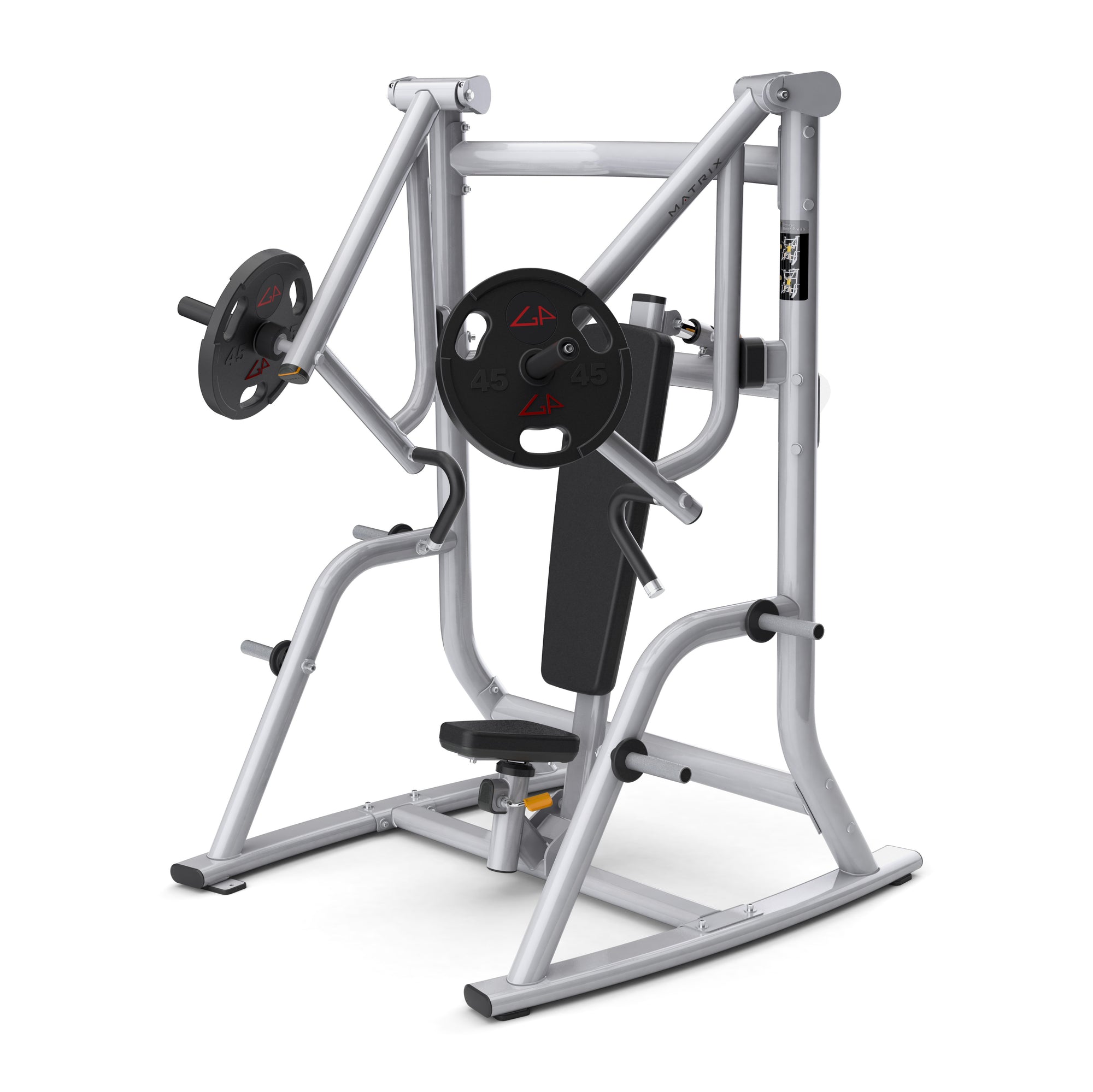 Matrix Fitness Magnum Vertical Bench Press front view | Fitness Experience