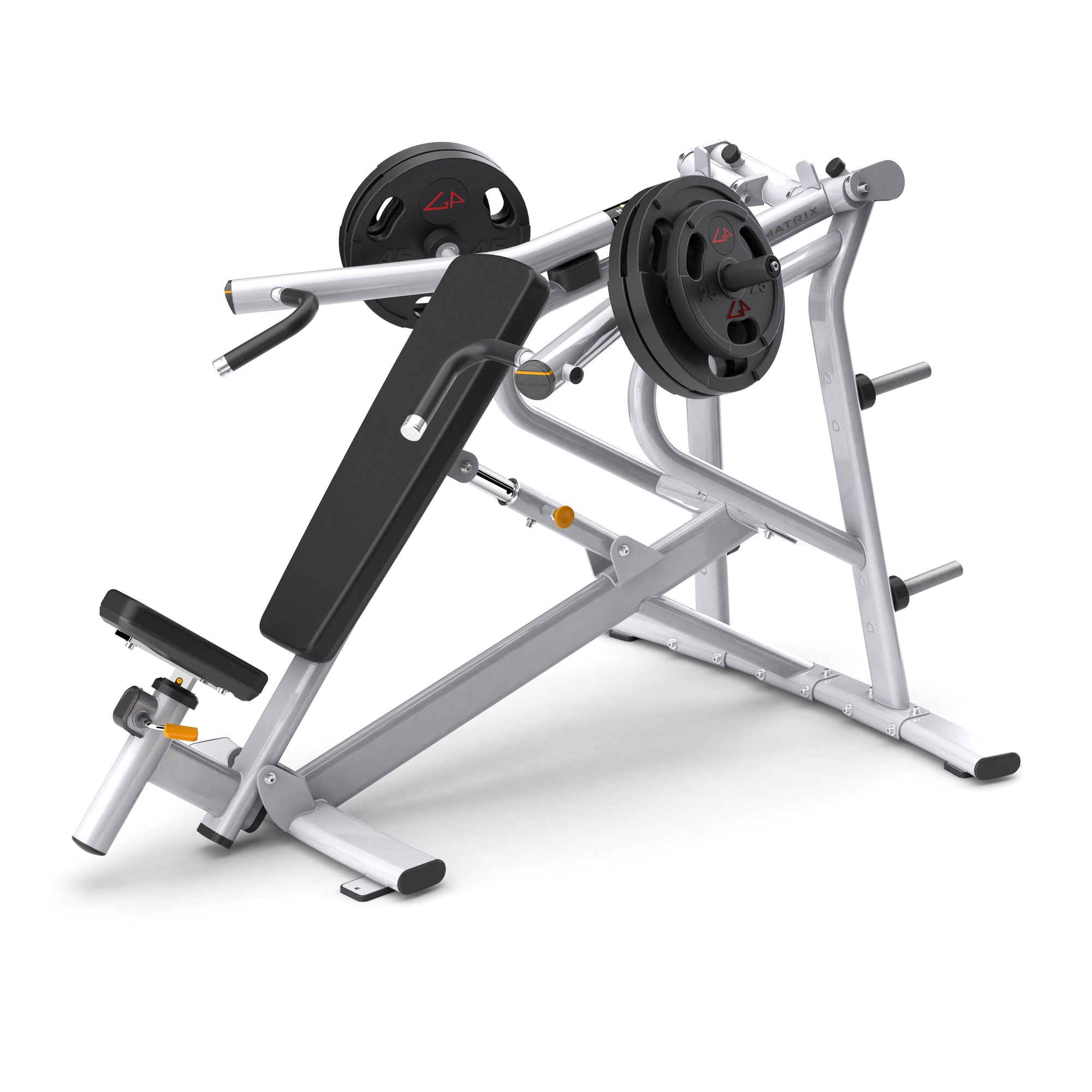 Matrix Fitness Magnum Incline Bench Press full view | Fitness Experience