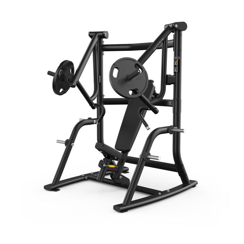 Matrix Fitness Magnum Vertical Decline Bench full view | Fitness Experience