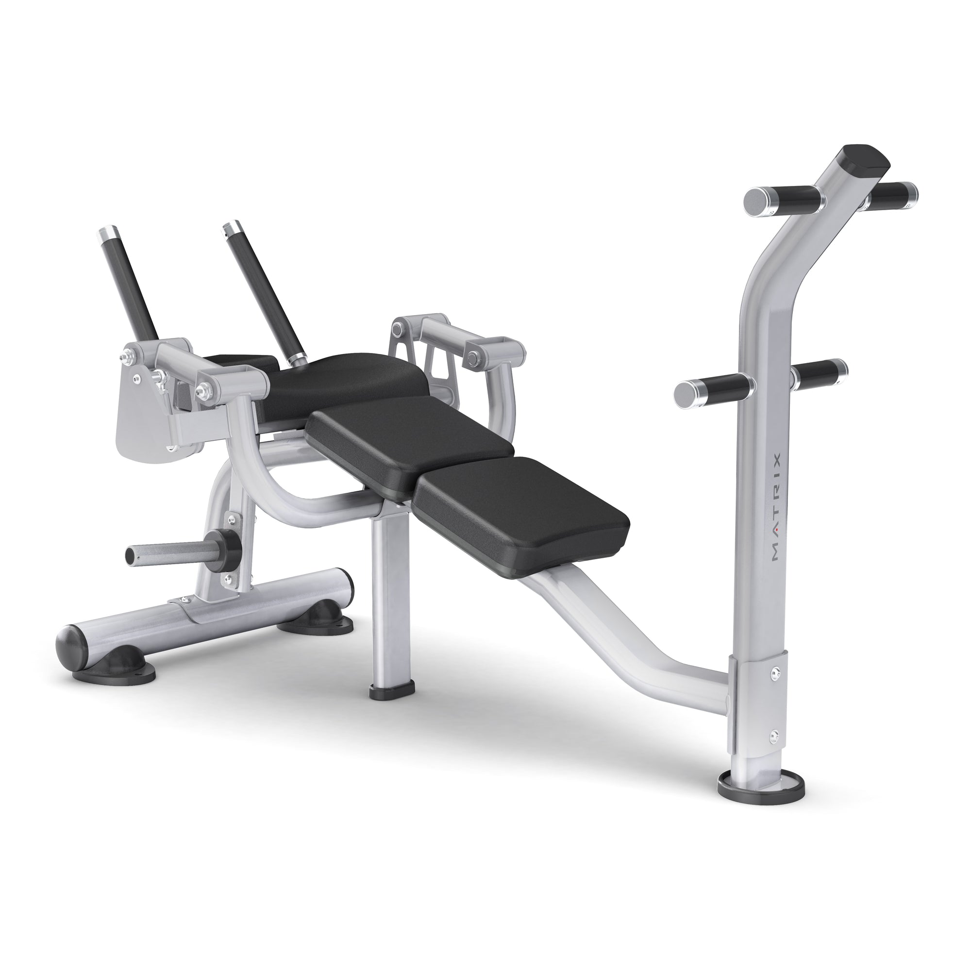 Matrix Fitness Magnum Ab Crunch Bench full view | Fitness Experience