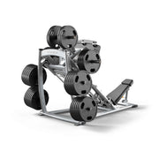 Matrix Fitness Magnum 45 degree leg press full view | Fitness Experience
