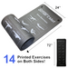 Prism Fitness Studio Line Self-Guided Exercise Mat - Black view of dimensions | Fitness Experience 