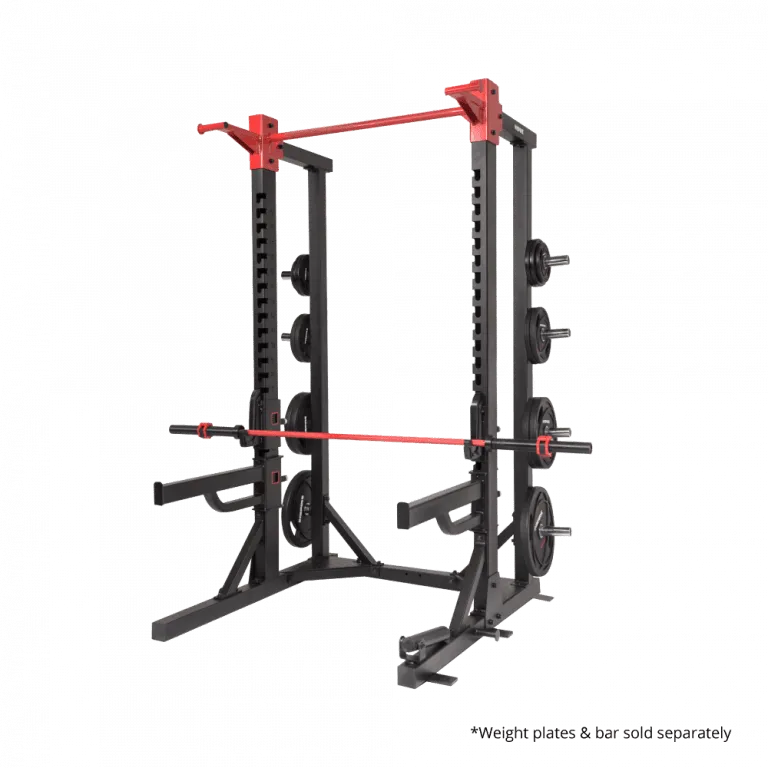 Inspire Fitness UCHR Ultimate Commercial Half Rack full view | Fitness Experience