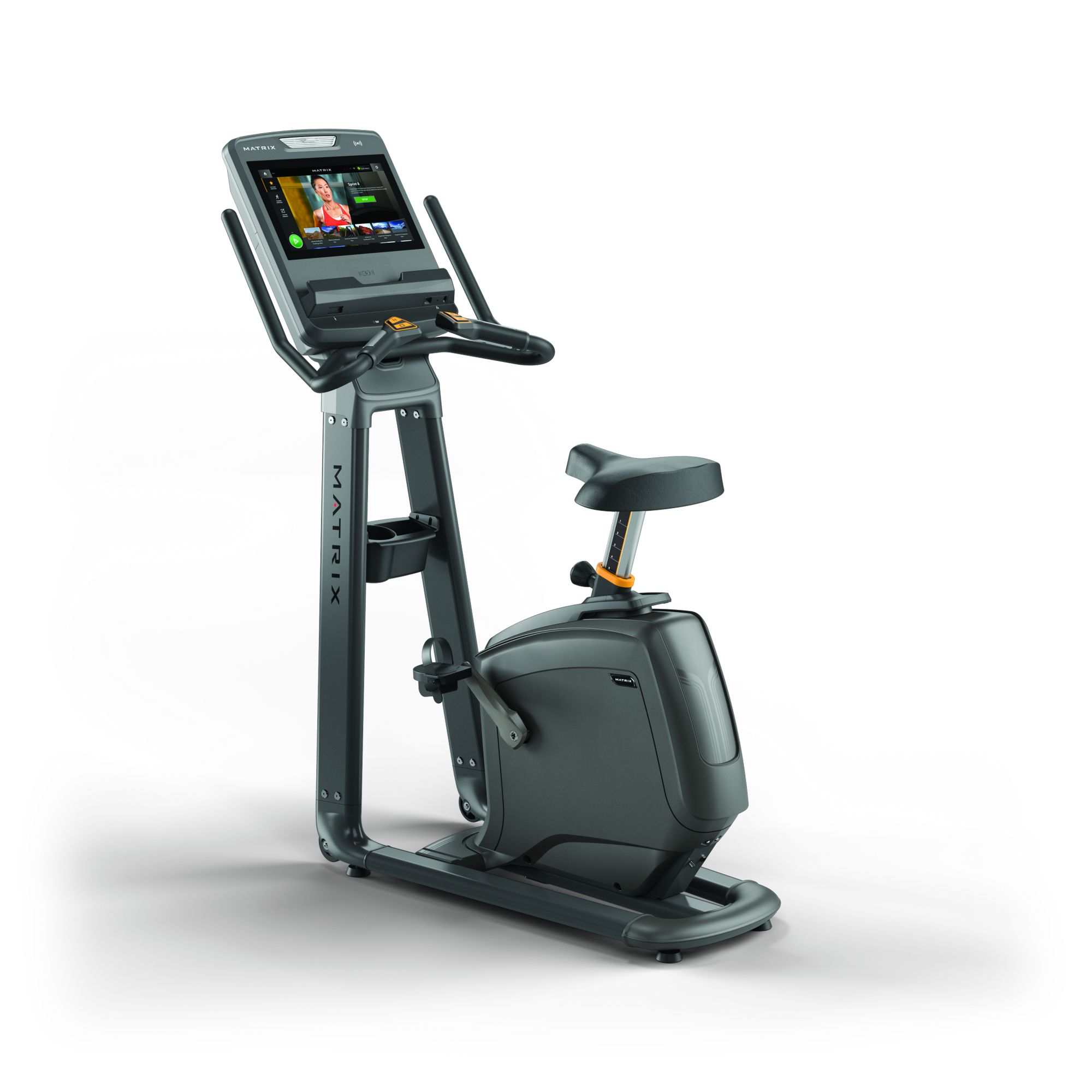 Matrix Fitness Lifestyle Upright Cycle full view | Fitness Experience