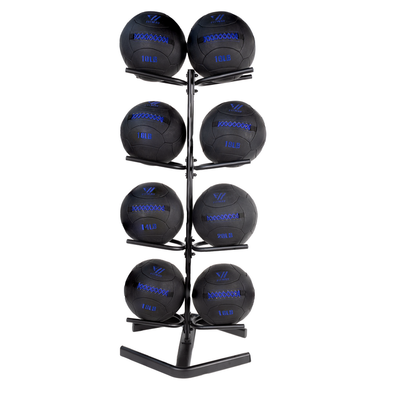 Fitway Wall Ball Rack - 8 Ball