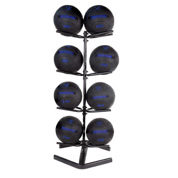Fitway Wall Ball Rack - 8 Ball