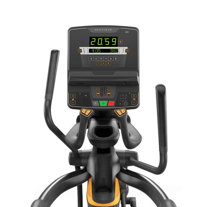 Matrix Fitness Performance Ascent Trainer with LED Console view of console | Fitness Experience