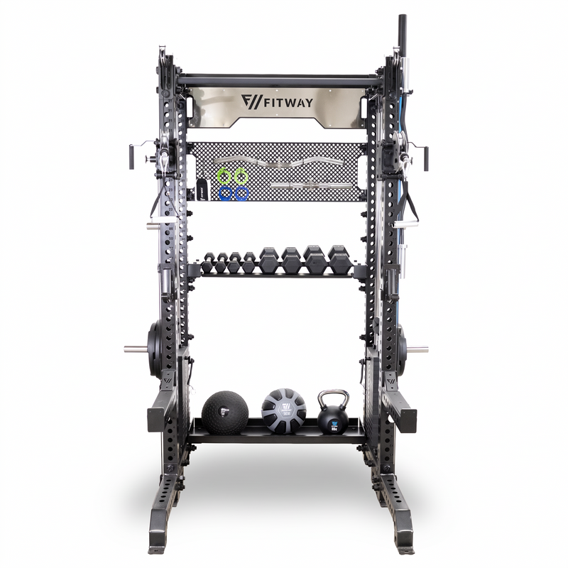 Fitway Deluxe Functional Half Rack