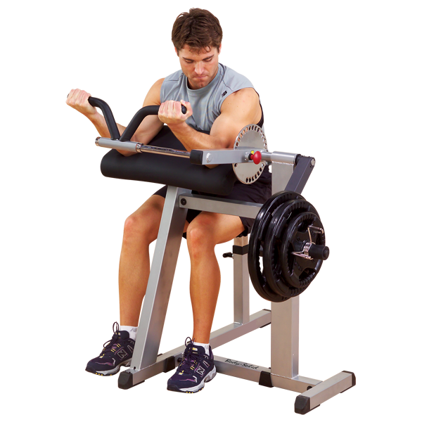 Bodysolid Cam Series Biceps and Triceps view in use | Fitness Experience