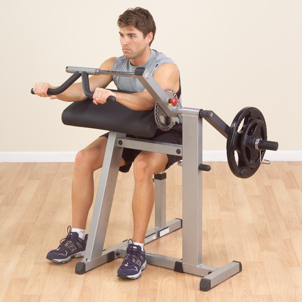 Bodysolid Cam Series Biceps and Triceps view in use | Fitness Experience