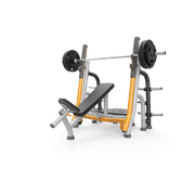 Matrix Fitness Magnum Breaker Olympic Incline Bench full view | Fitness Experience