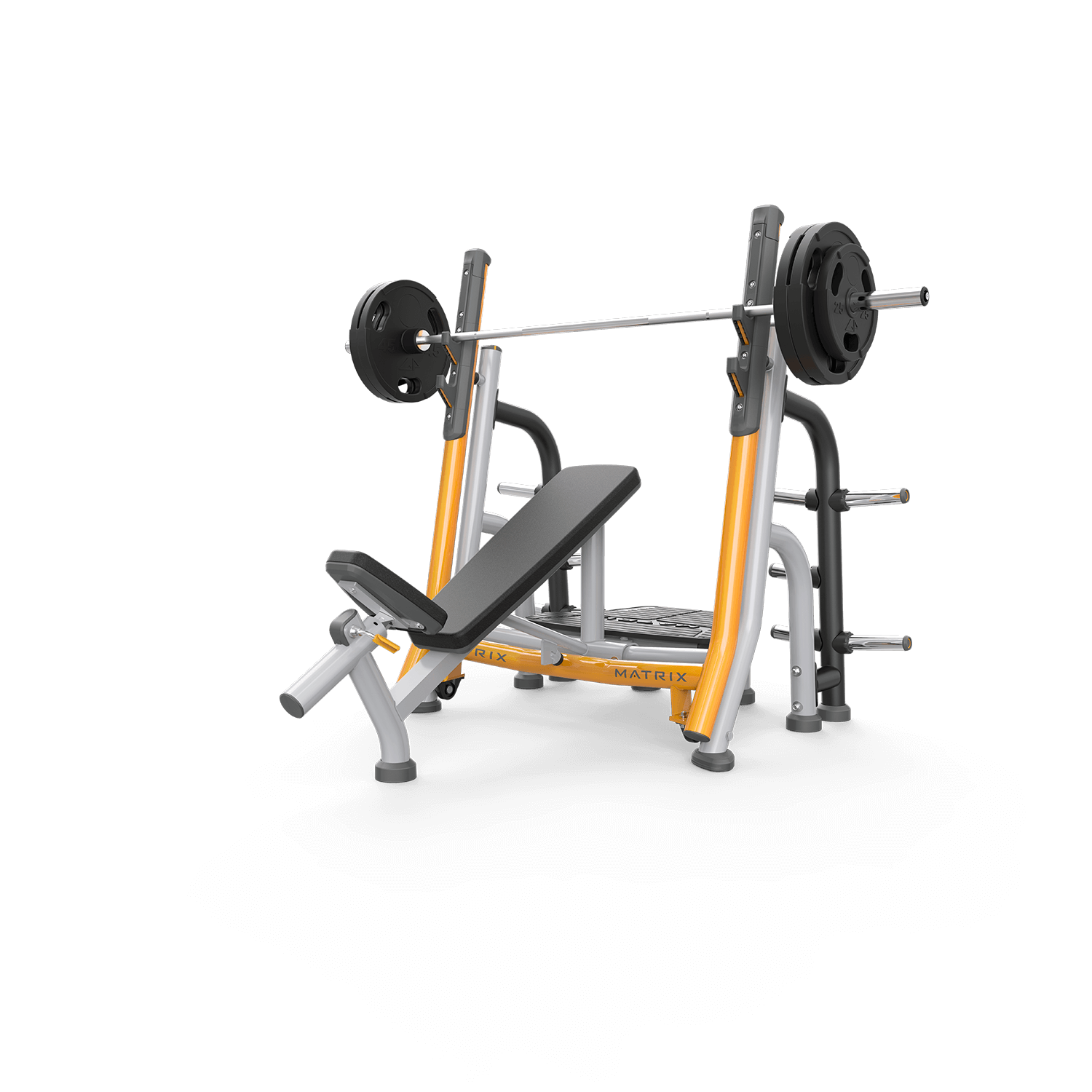 Matrix Fitness Magnum Breaker Olympic Incline Bench | Fitness Experience
