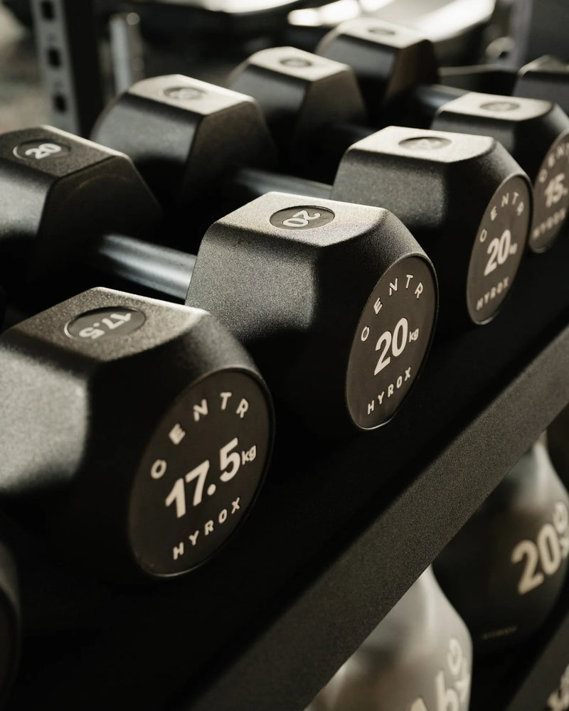 HYROX Urethane Dumbbells
