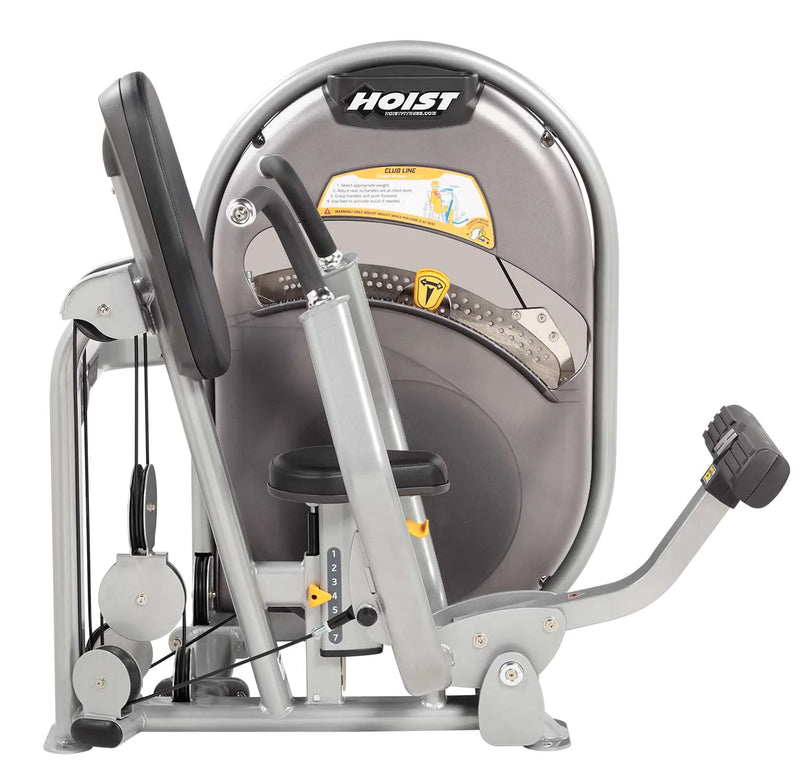 Hoist Clubline Chest Press side view | Fitness Experience