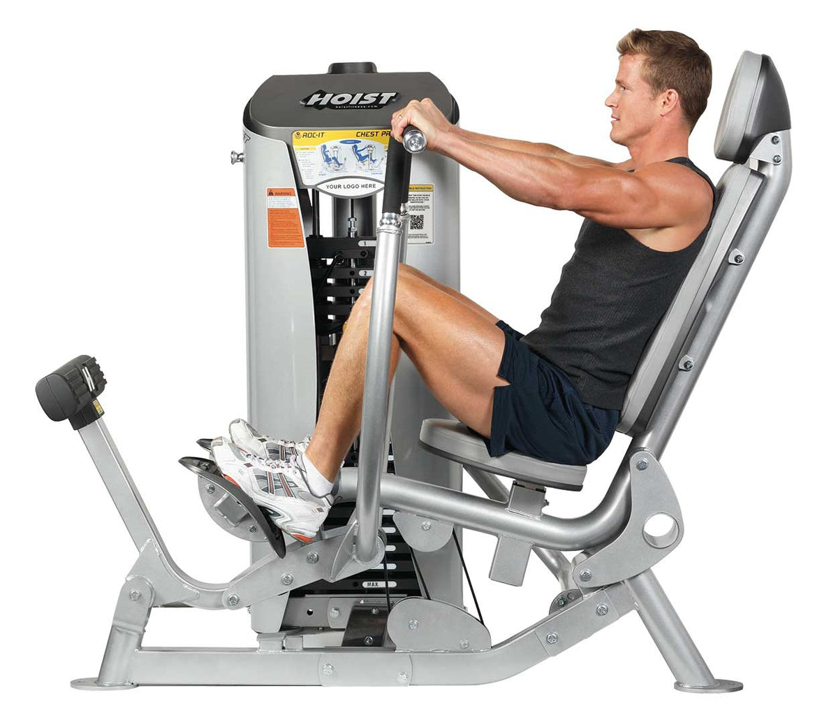 Hoist Clubline Chest Press in use | Fitness Experience