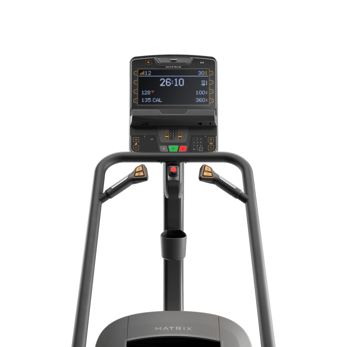 Matrix Fitness Lifestyle Climbmill with Premium LED Console console view |  Fitness Experience
