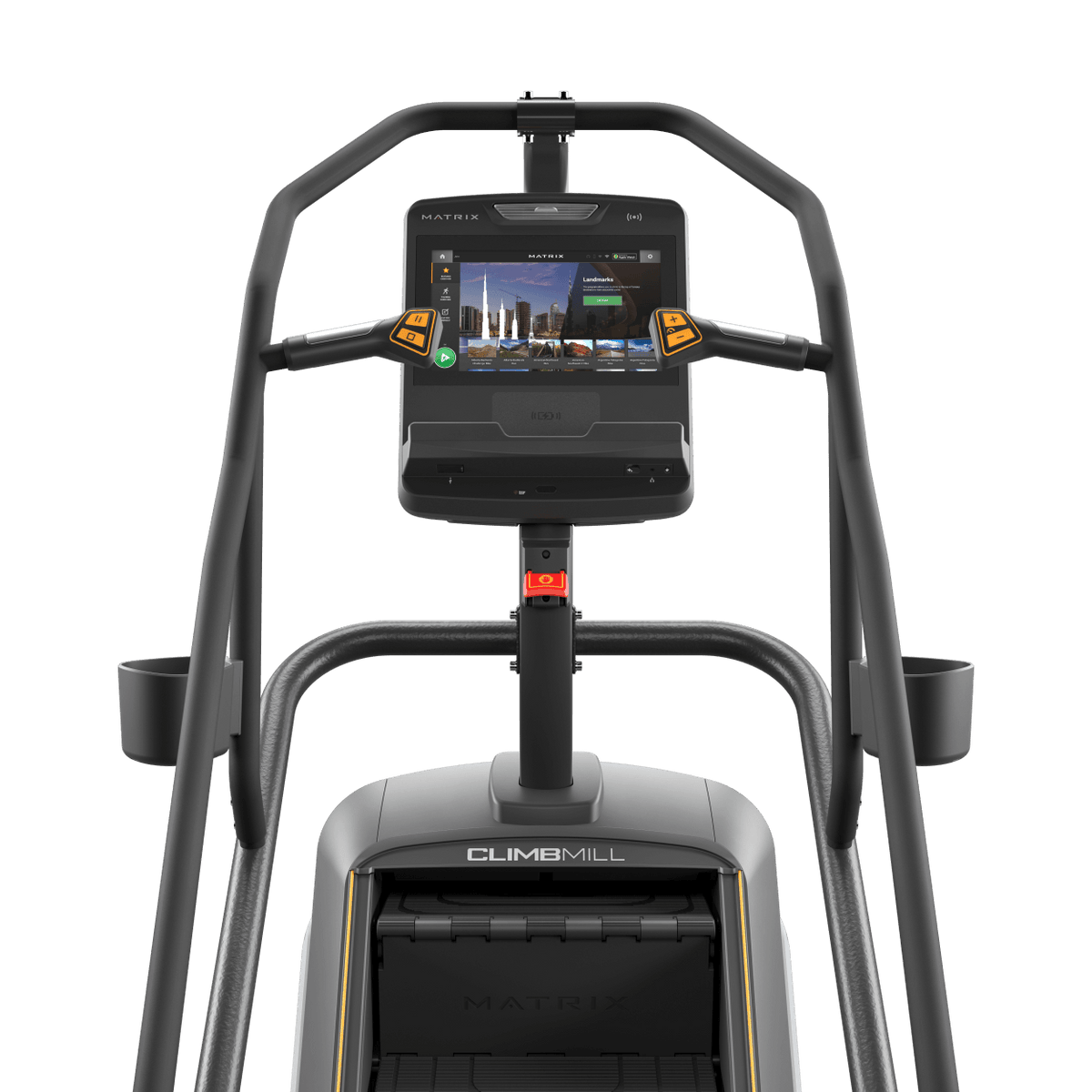 Matrix Fitness Performance Climbmill with Touch Console view of console | Fitness Experience