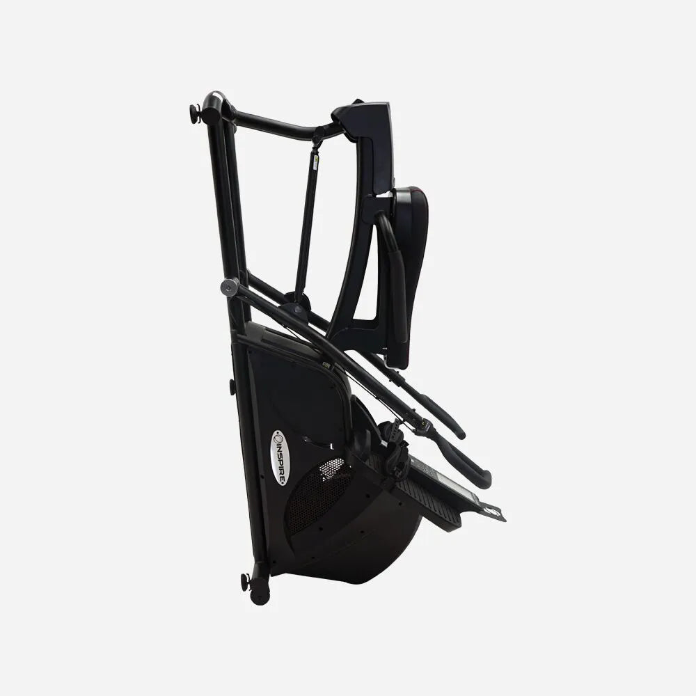 Inspire Fitness CR2 CrossRow stored upright | Fitness Experience