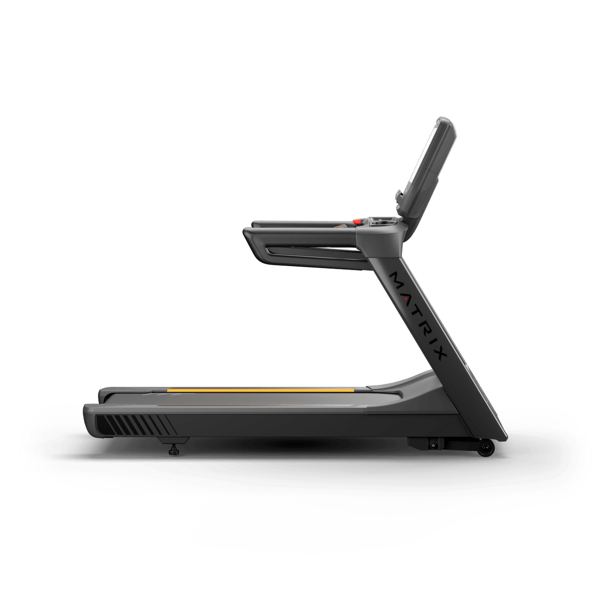 Matrix Fitness Lifestyle Treadmill with Group Training Console side view | Fitness Experience