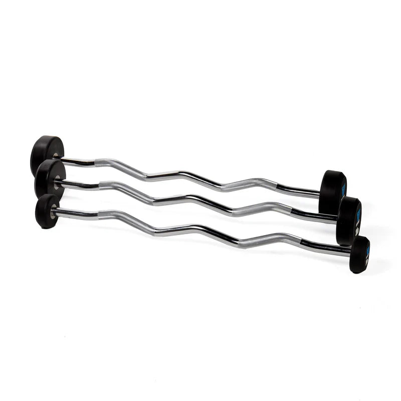 Fitway Fixed EZ Curl Barbell Set