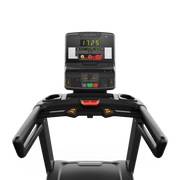 Matrix Fitness Endurance Treadmill with Group Training LED Console view of console | Fitness Experience