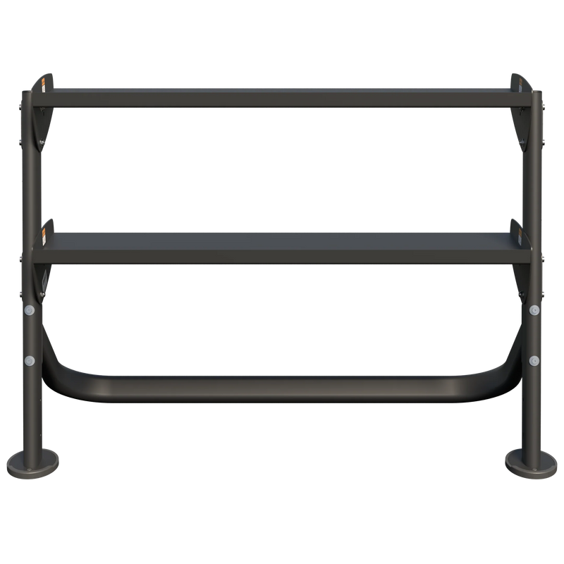 HF-5461 48" 2 Tier Dumbbell Rack