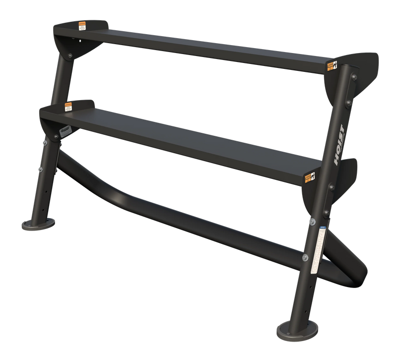 HF-5461 60" 2 Tier Dumbbell Rack