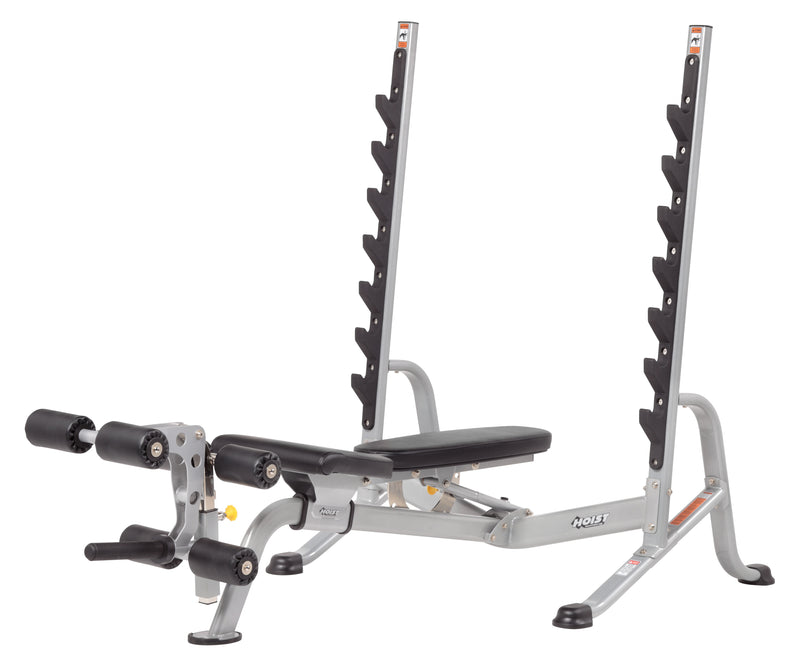 Hoist 7 Position FID Olympic Bench full view | Fitness Experience