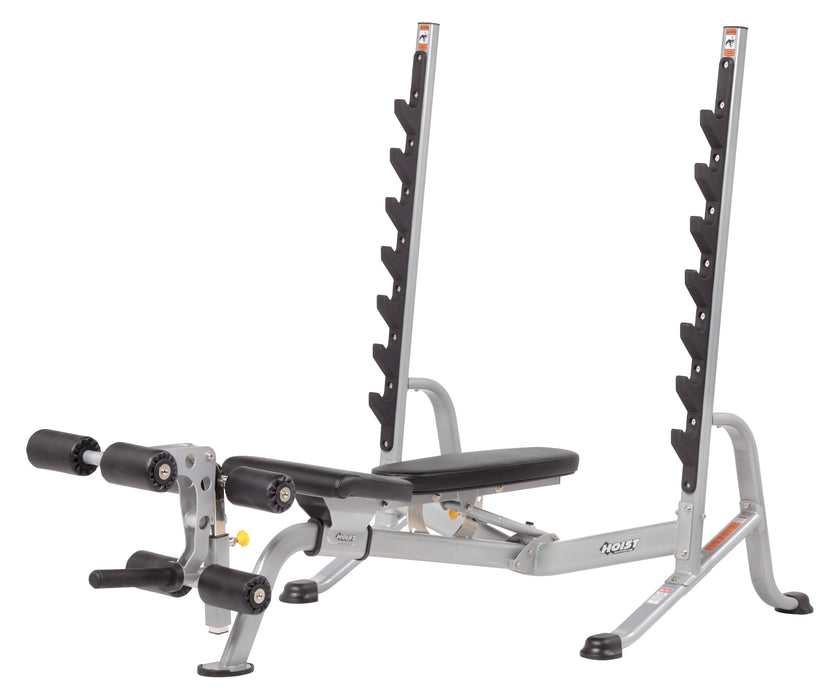 Hoist 7 Position FID Olympic Bench full view | Fitness Experience