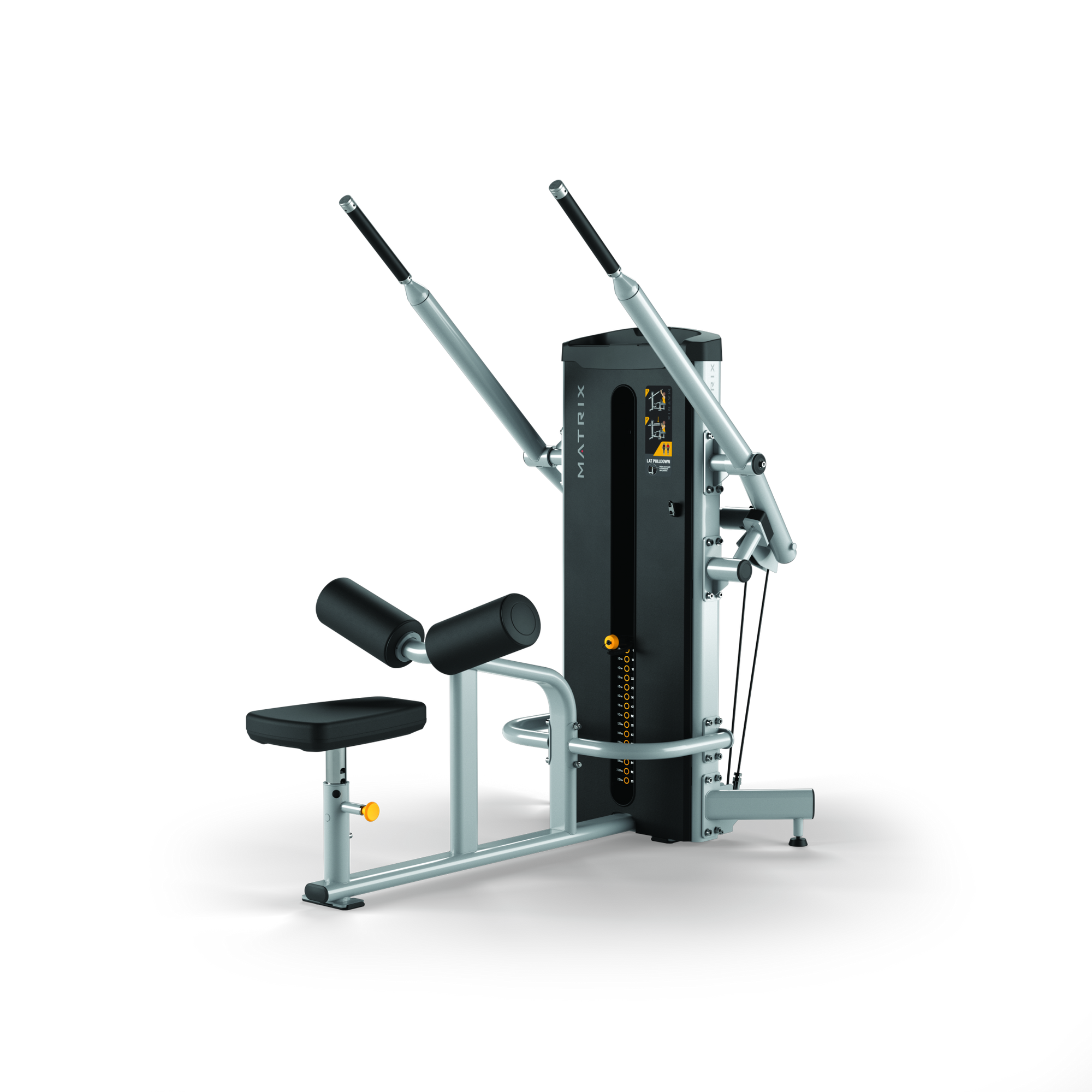 Matrix Fitness Go Series Lat Pulldown front view | Fitness Experience