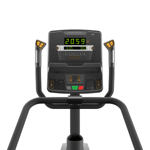 Matrix Fitness Endurance Stepper with LED Console view of console | Fitness Experience