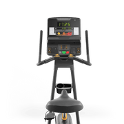 Matrix Fitness Lifestyle Upright with Group Training Console view of console | Fitness Experience