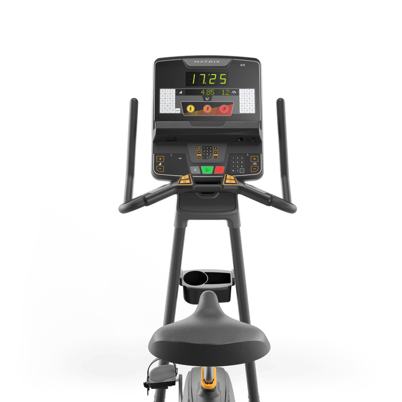 Matrix Fitness Lifestyle Upright with Group Training Console view of console | Fitness Experience