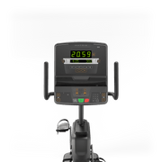 Matrix Fitness Lifestyle Recumbent Cycle with LED Console view of console | Fitness Experience